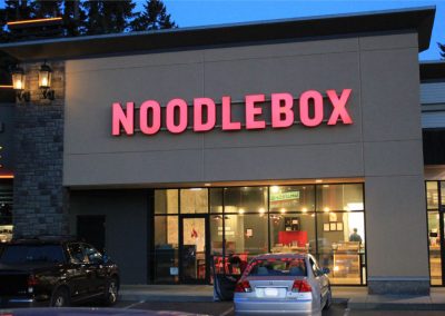 NoodleBox Exterior in Nanaimo